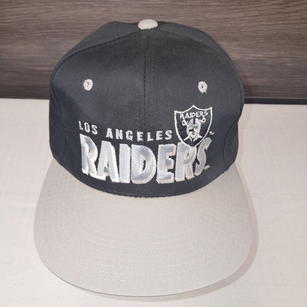 Vintage 80s 90s Los Angeles Raiders Hat Snapback Hip Hop Rap Team NFL AJD